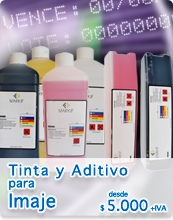 Tinta y Aditivo para Codificadoras Inkjet Imaje - VENTIN